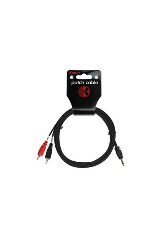 KIRLIN Cable Audio Ye-364-0.15mm Mini Jack M - 2 Rca