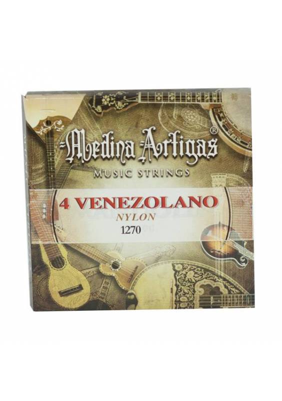 Medina Artigas Juego Cuerdas Cuatro Venezolano Nylon 1270