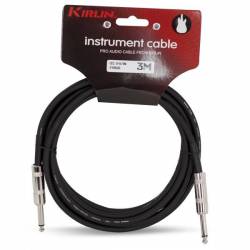 KIRLIN Cable Standart Instrumento Izc-241-3M Jack - Jack 24 Awg