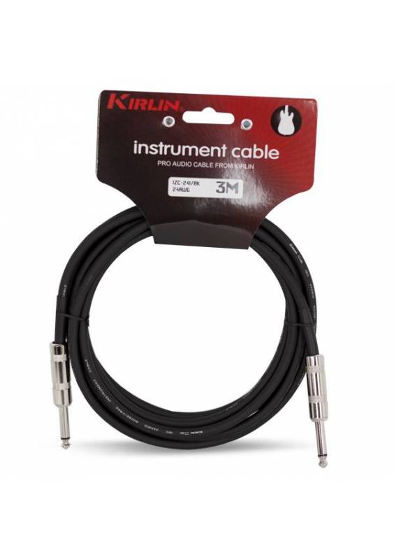 KIRLIN Cable Standart Instrumento Izc-241-1M Jack - Jack 24 Awg