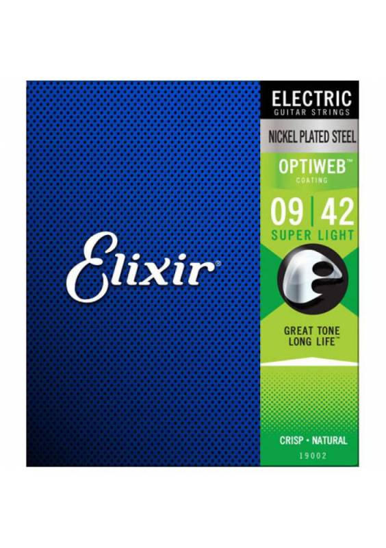 Elixir Juego Cuerdas Eléctrica Optiweb 19002 (009-042)