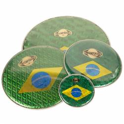 CONTEMPORANEA Membrana 12&quot; bandera Brasil